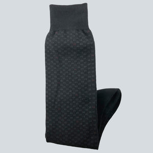Mens_Black-w-Pin-Dots-Pattern_Full-Shot