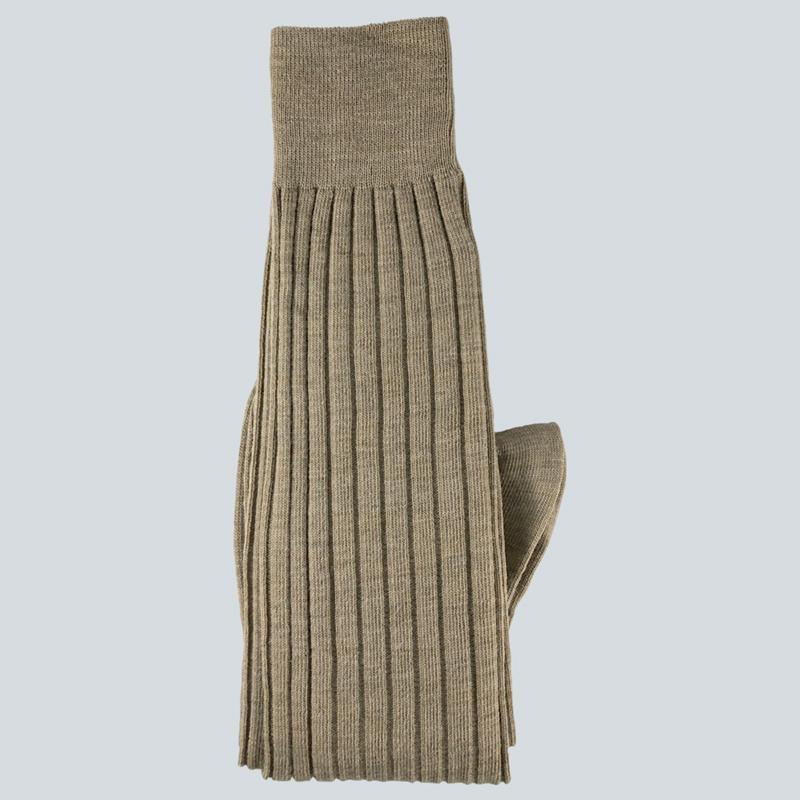 Mens_Khaki_Over-The-Calf_Dress-Socks
